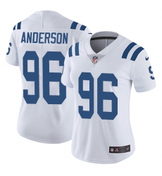 Women's Nike Indianapolis Colts #96 Henry Anderson Elite White NFL Jersey