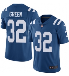 Youth Nike Indianapolis Colts #32 T.J. Green Elite Royal Blue Team Color NFL Jersey
