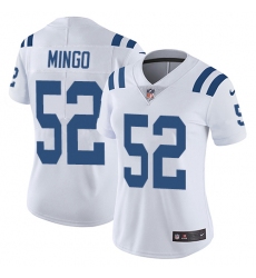 Women's Nike Indianapolis Colts #52 Barkevious Mingo Elite White NFL Jersey