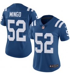 Women's Nike Indianapolis Colts #52 Barkevious Mingo Royal Blue Team Color Vapor Untouchable Limited Player NFL Jersey
