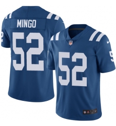 Youth Nike Indianapolis Colts #52 Barkevious Mingo Elite Royal Blue Team Color NFL Jersey