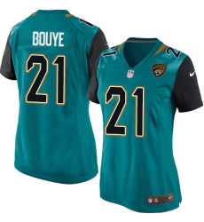Women's Nike Jacksonville Jaguars #21 A.J. Bouye Game Teal Green Team Color NFL Jersey