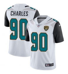 Men's Nike Jacksonville Jaguars #90 Stefan Charles White Vapor Untouchable Limited Player NFL Jersey