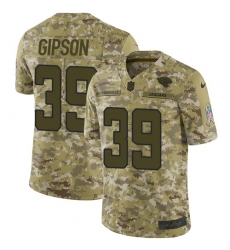 Youth Nike Jacksonville Jaguars #39 Tashaun Gipson Limited Camo 2018 Salute to Service NFL Jersey