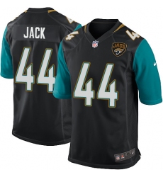 Men's Nike Jacksonville Jaguars #44 Myles Jack Game Black Alternate NFL Jersey