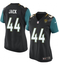 Women's Nike Jacksonville Jaguars #44 Myles Jack Game Black Alternate NFL Jersey