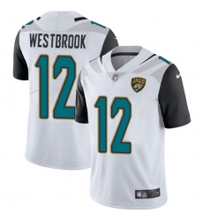 Men's Nike Jacksonville Jaguars #12 Dede Westbrook White Vapor Untouchable Limited Player NFL Jersey