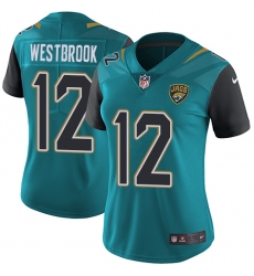 Women's Nike Jacksonville Jaguars #12 Dede Westbrook Elite Teal Green Team Color NFL Jersey