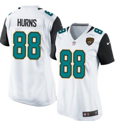 Women's Nike Jacksonville Jaguars #88 Allen Hurns Game White NFL Jersey