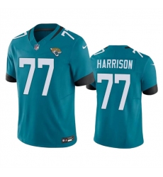 Men's Jacksonville Jaguars #77 Anton Harrison Teal 2023 F.U.S.E. Vapor Untouchable Limited Football Stitched Jersey