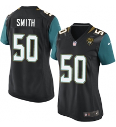 Women's Nike Jacksonville Jaguars #50 Telvin Smith Game Black Alternate NFL Jersey