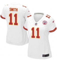 Women's Nike Kansas City Chiefs #11 Alex Smith Game White NFL Jersey