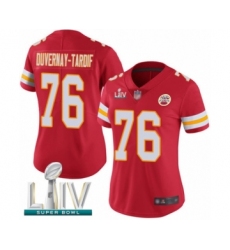 Women's Kansas City Chiefs #76 Laurent Duvernay-Tardif White Vapor Untouchable Limited Player Super Bowl LIV Bound Football Jersey