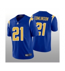 Men's Los Angeles Chargers #21 LaDainian Tomlinson Royal Vapor Untouchable Limited Stitched Jersey